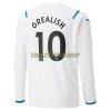 Original Fußballtrikot Manchester City Jack Grealish 10 Auswärtstrikot 2021-22 Langarm Für Herren